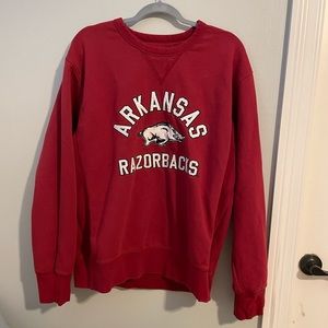 university of arkansas crewneck